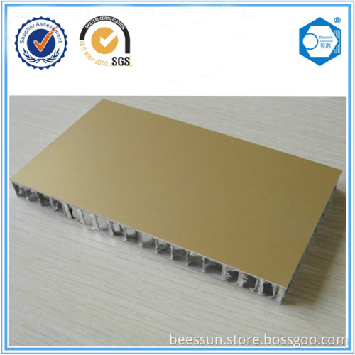 Aluminum honeycomb panel for emergency vehicle
